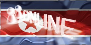 Flag of North Korea wavy online