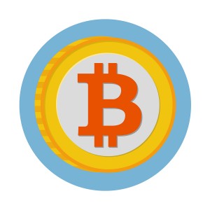 Bitcoin flat icon