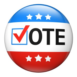 Vote Election Campaign Badge