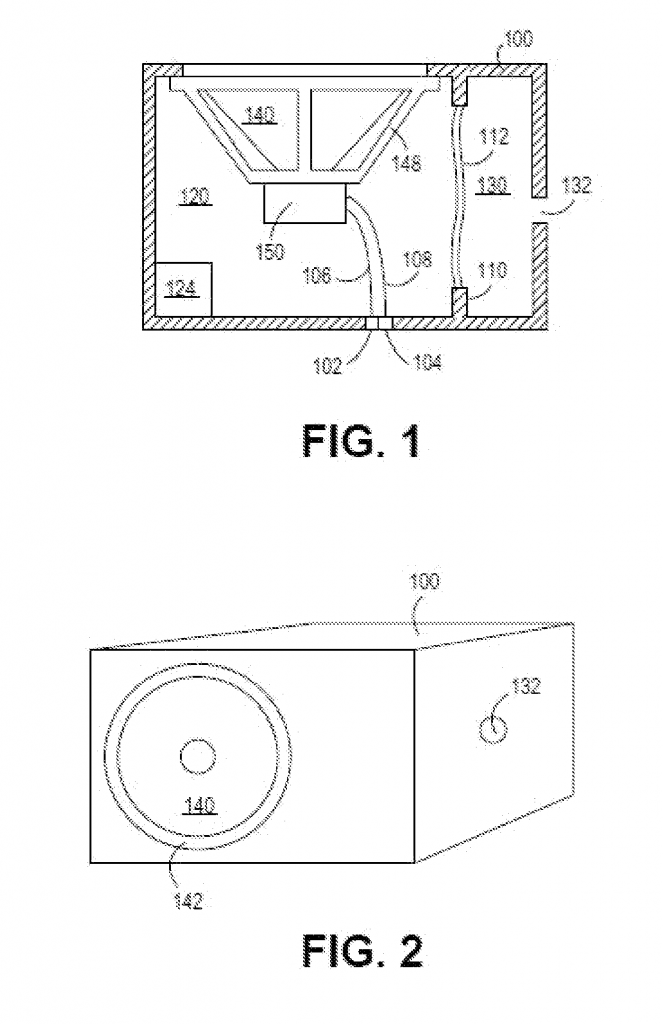 gas filled speaker patent